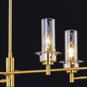 Люстра на штанге ILLUMICO IL5216 золото арт. IL5216-8RLS-24 HIGHBALL