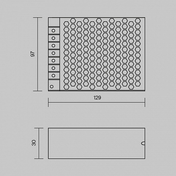 Блок питания Maytoni Power Supply Magnetic серый арт. PSL006-150W-48V-IP20