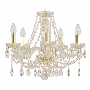 Подвесная люстра Bohemia Ivele Crystal 107 золото арт. 107/5/165 G