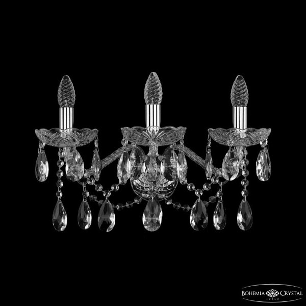 Бра Bohemia Ivele Crystal 1413 никель арт. 1413B/3/200/XL Ni
