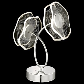 Настольная лампа декоративная Wertmark Helena хром арт. WE453.04.104