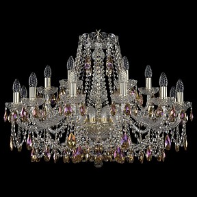 Подвесная люстра Bohemia Art Classic 11.25 золото арт. 11.25.12+6.300.Gd.Sp.K777