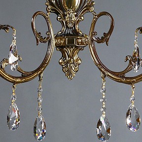 Бра Ambiente by Brizzi Alicante бронза арт. 8888/2 PB Tear Drop