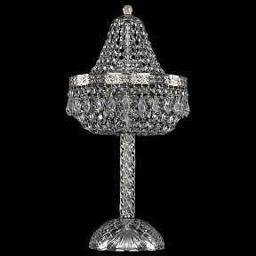Настольная лампа декоративная Bohemia Ivele Crystal 1901 металл арт. 19011L4/H/25IV Ni