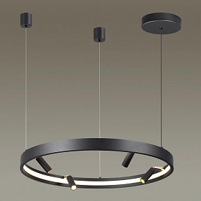 Подвесная люстра Odeon Light Fonda черный арт. 4317/58L