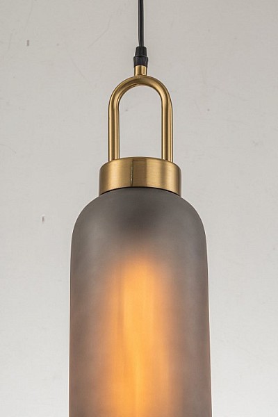 Подвесной светильник Arti Lampadari Narzole коричневый арт. Narzole E 1.P2 CL
