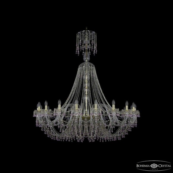 Подвесная люстра Bohemia Ivele Crystal 1410 золото арт. 1410/20/530/XL-157 G V7010