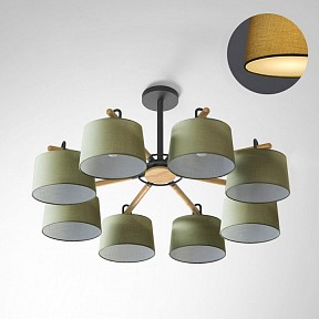 Люстра на штанге Imperiumloft Even Green коричневый арт. EVEN01