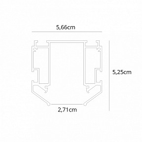 Профиль Arte Lamp Linea-Accessories серый арт. A620205