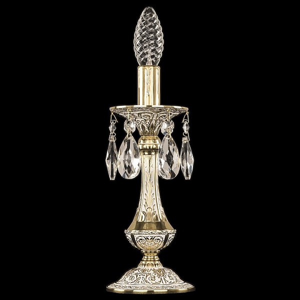 Настольная лампа декоративная Bohemia Ivele Crystal 7100 золото арт. 71100L/1-26 GW