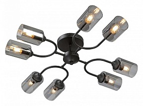 Потолочная люстра Vitaluce V2823 черный арт. V2823-1/8PL