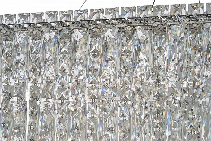 Подвесная люстра Arti Lampadari Ovindoli Nickel никель арт. Ovindoli L 1.5.100x35.100 N