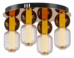Потолочная люстра Maytoni Drop желтый арт. MOD273CL-L60G3K