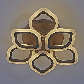 Потолочная люстра Escada Ella коричневый арт. 10212/6LED Coffee 56W