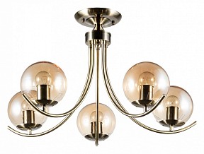 Люстра на штанге Arte Lamp Scarlett бронза арт. A2715PL-5AB