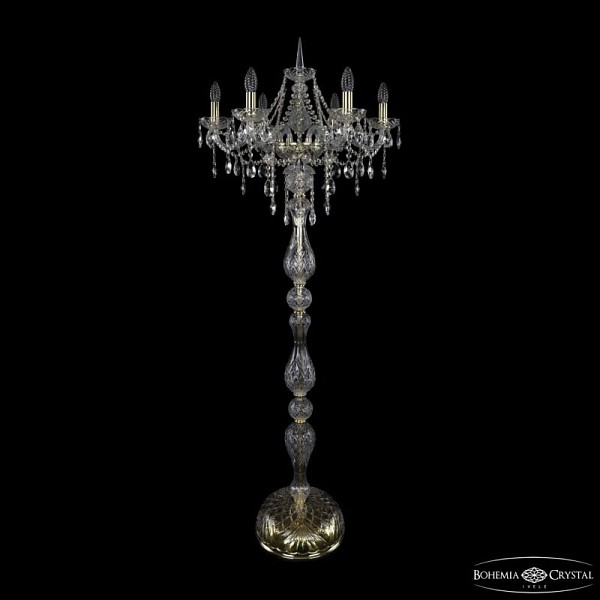 Торшер Bohemia Ivele Crystal 1415 золото арт. 1415T1/6/200-160 G