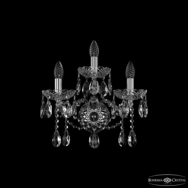 Бра Bohemia Ivele Crystal 1413 никель арт. 1413B/2+1/165/XL Ni