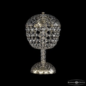 Настольная лампа декоративная Bohemia Ivele Crystal 1477 золото арт. 14771L2/22 G