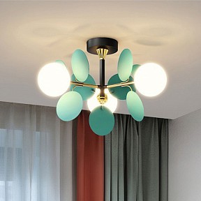 Люстра на штанге Imperiumloft MATISSE золото арт. matisse-blue01