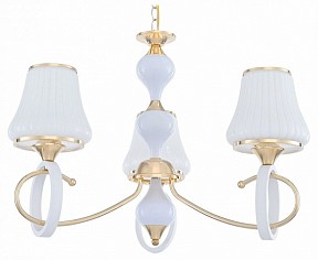 Подвесная люстра Arte Milano Florentia-2387 белый арт. 302387/3 Wh/Gd