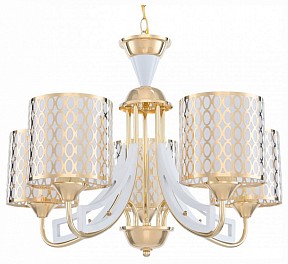Подвесная люстра Arte Milano Florentia-3387 белый арт. 303387/5 Wh/Gd