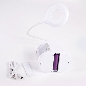 Настольная лампа офисная Ambrella Light DE белый арт. DE561
