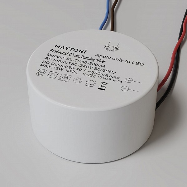 Блок питания Maytoni  белый арт. PSL-TR40-300mA