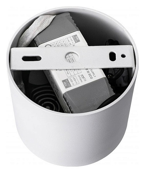 Накладной светильник iLedex Technical Metrica белый арт. 113-12W-D100-4000K-24DG-WH