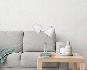 Настольная лампа декоративная MW-Light Аэлита 10 зеленый арт. 480033302
