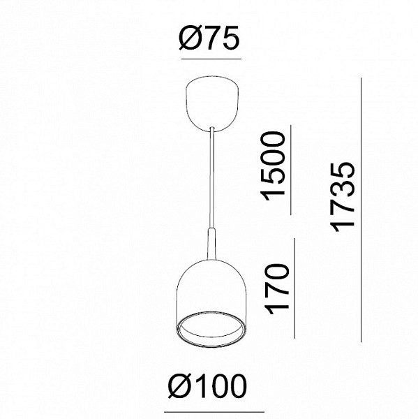 Подвесной светильник Italline DE белый арт. DE-314 white