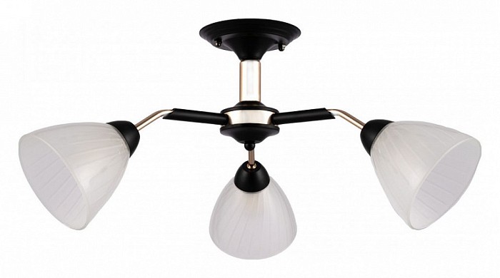 Люстра на штанге Arte Milano Napoli-322408 золото арт. 324108/3 BK+FG