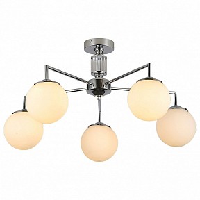 Люстра на штанге ILLUMICO IL0064 хром арт. IL0064-5C-79 CR