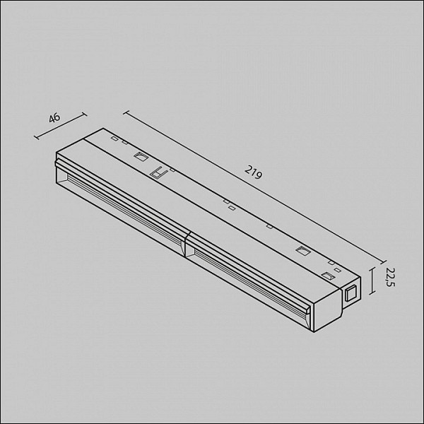 Встраиваемый светильник Maytoni Parete черный арт. TR106-4-12W-DS-B