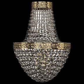 Бра Bohemia Ivele Crystal 1932 золото арт. 19321B/H1/20IV G