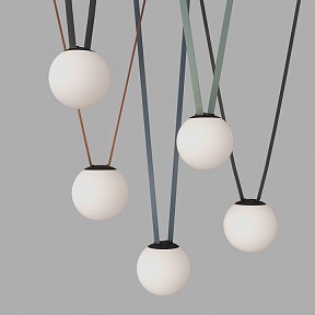Накладной светильник Denkirs BELTY ORB черный арт. DK5552-BK