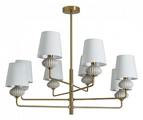 Люстра на штанге Freya Ceramics желтый арт. FR2029PL-08BS