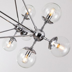 Люстра на штанге Arte Lamp Bolla серый арт. A1664SP-15CC