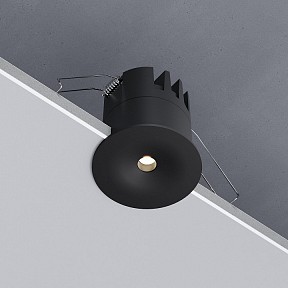 Встраиваемый светильник Elektrostandard Binnie черный арт. 15275/LED
