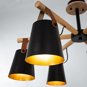 Люстра на штанге Arte Lamp Thomas черный арт. A7032PL-6BK