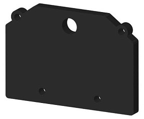 Заглушка Aployt Magnetic track 48 черный арт. APL.0184.00.05