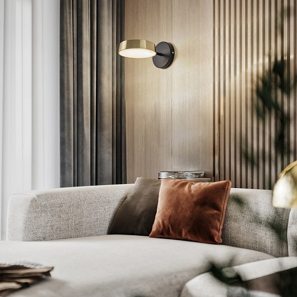 Бра Arte Milano Ferrara-71079 черный арт. 271079/1B BK/GD