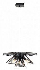 Подвесной светильник Indigo Strato черный арт. 10016/3P Black