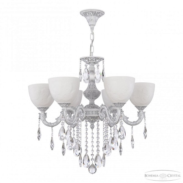 Подвесная люстра Bohemia Ivele Crystal AL7901 белый арт. AL79101/6/175 B WMN P1 U Angel