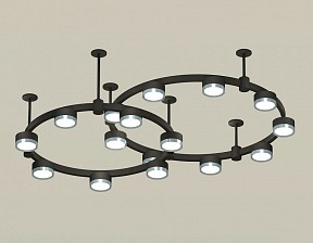Подвесная люстра Ambrella Light XR черный арт. XR92221160