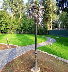 Фонарный столб Fumagalli Simon коричневый арт. U33.202.R30.BXH27