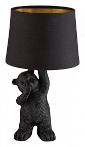 Настольная лампа декоративная Lumion Bear черный арт. 5662/1T