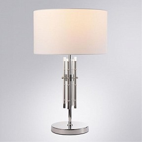 Настольная лампа декоративная Arte Lamp Taygeta серый арт. A4097LT-1CC