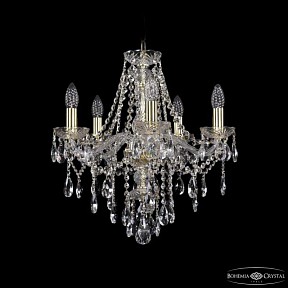 Подвесная люстра Bohemia Ivele Crystal 1415 золото арт. 1415/5/165 G