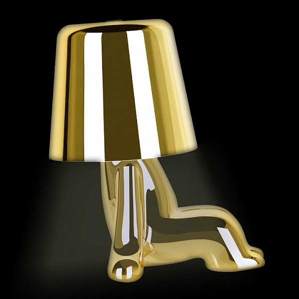 Настольная лампа декоративная Loft it Brothers желтый арт. 10233/D Gold