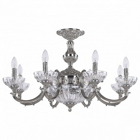 Подвесная люстра Bohemia Ivele Crystal 7209 металл арт. 72209P/8/210 Ni P Clear/M-1H